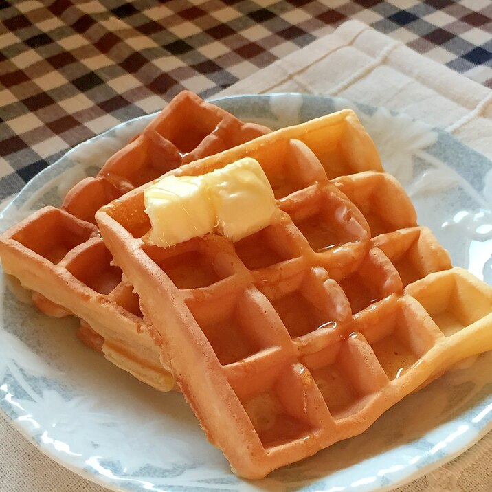 ふわふわ♡アメリカンワッフル